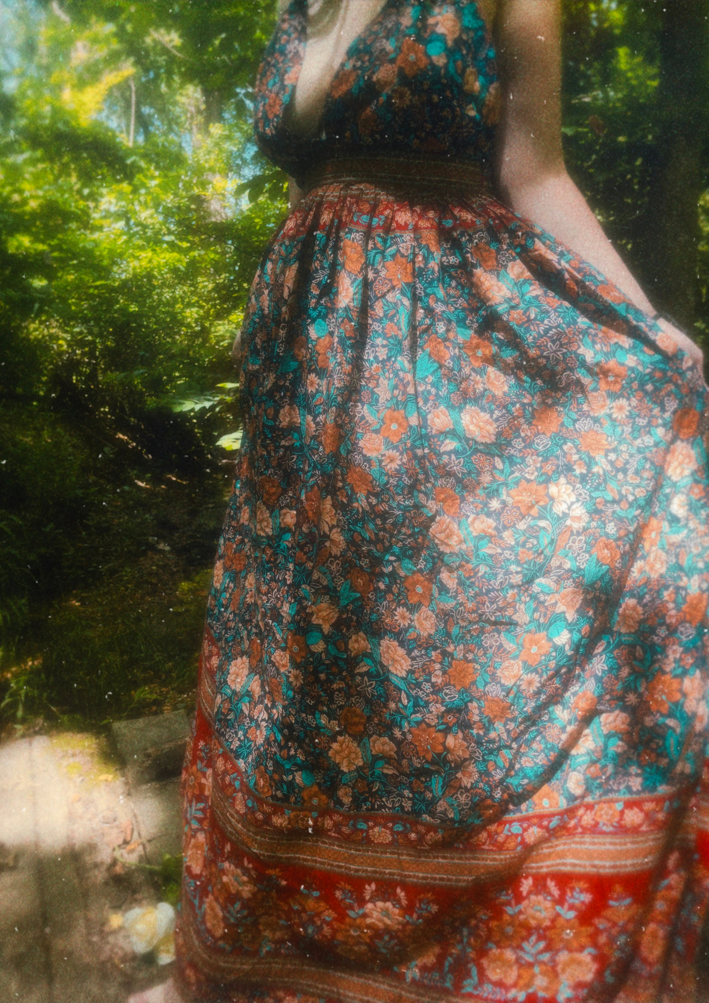 Flora Printed Maxi Dress