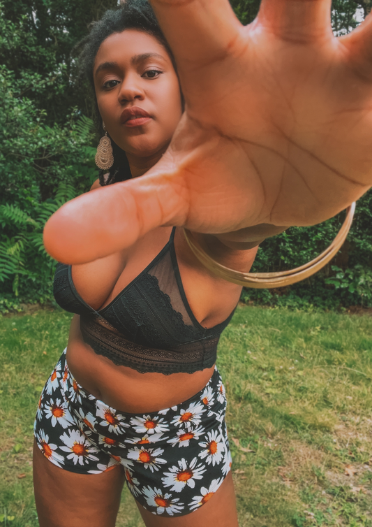 Daisy Printed Shorts