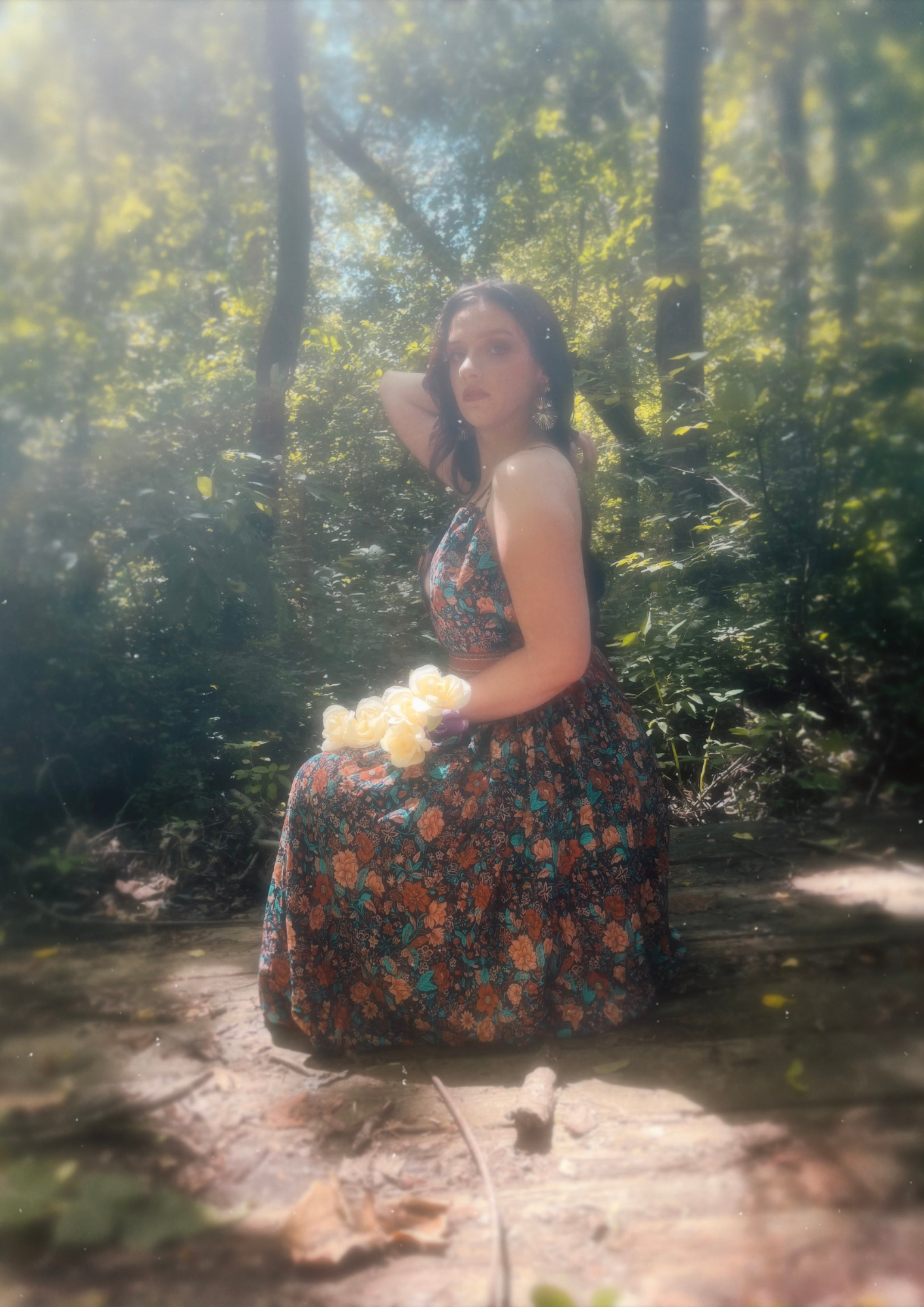 Flora Printed Maxi Dress