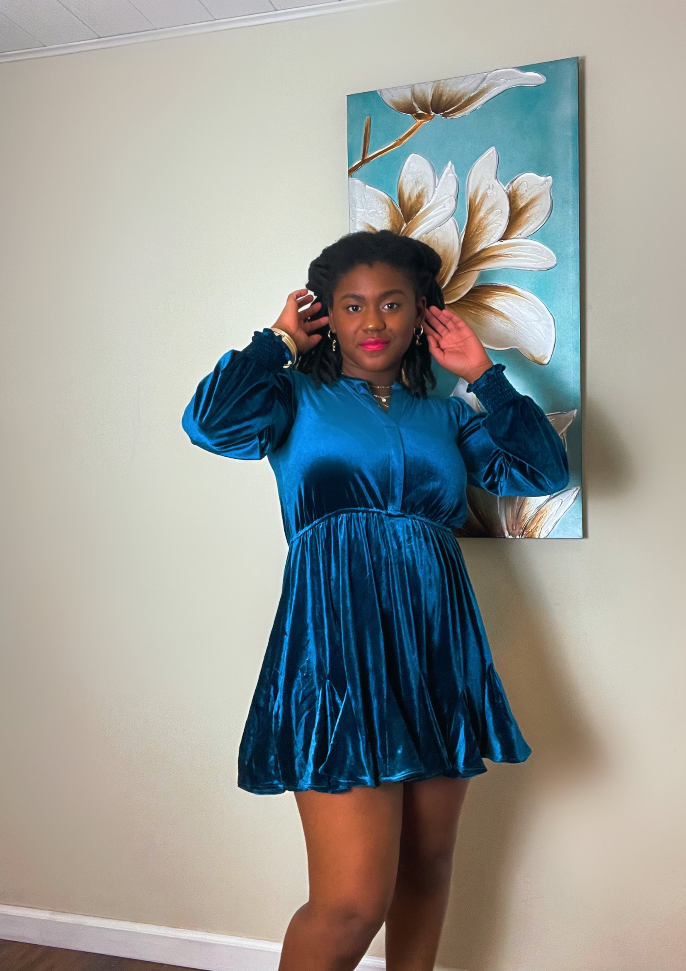 Miranda Velvet Mini Dress