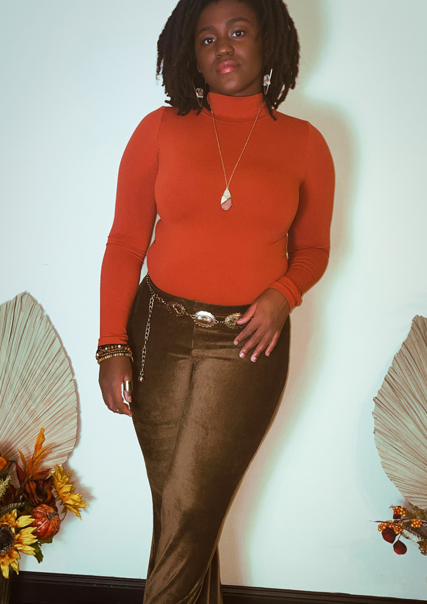 Velma Mock Neck Top