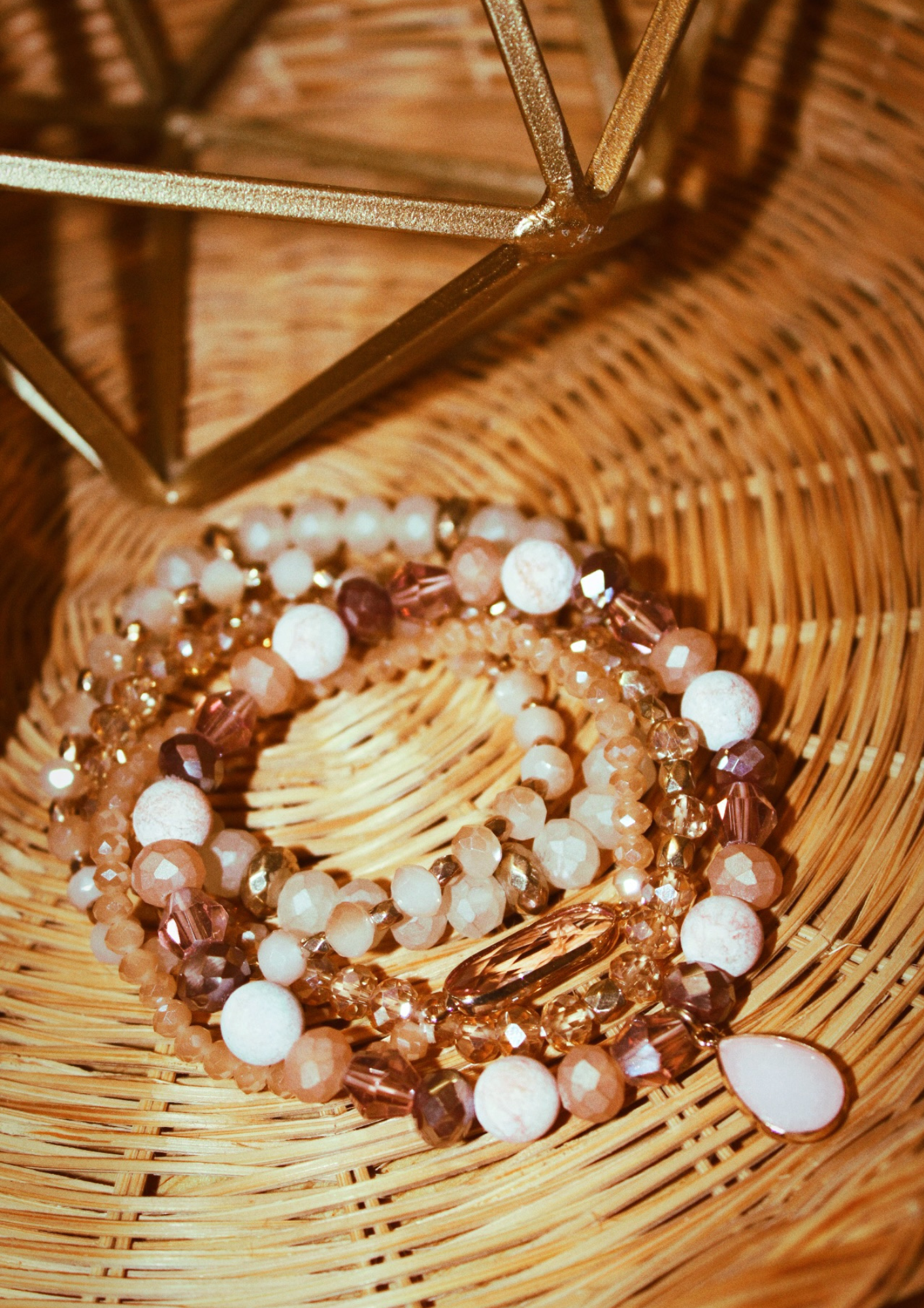 Autumn Beaded Bracelet Set
