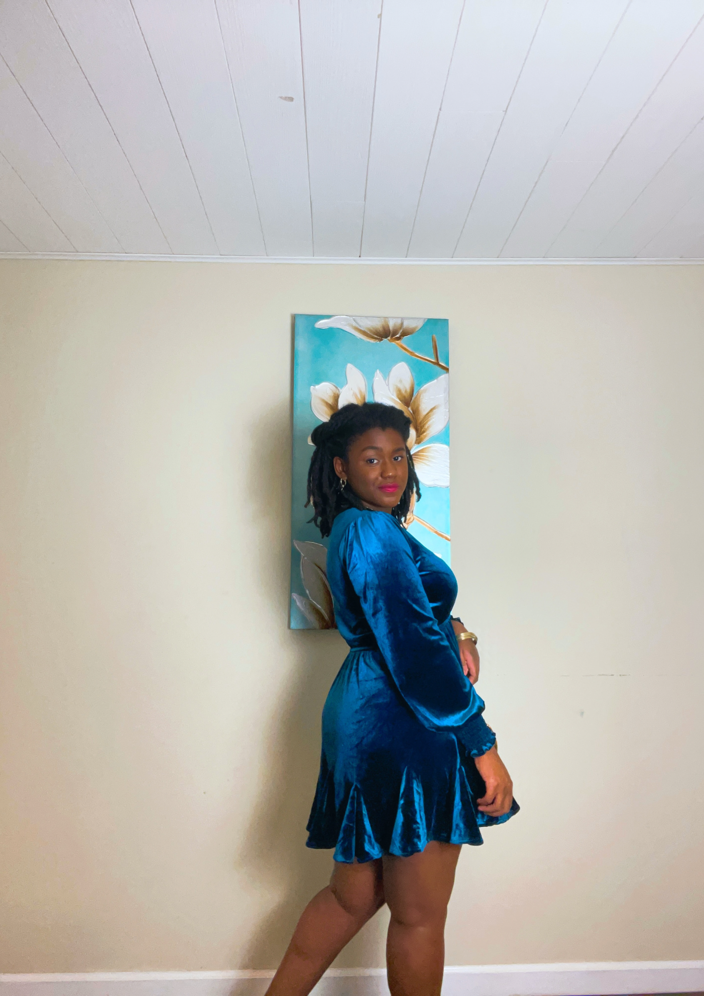 Miranda Velvet Mini Dress