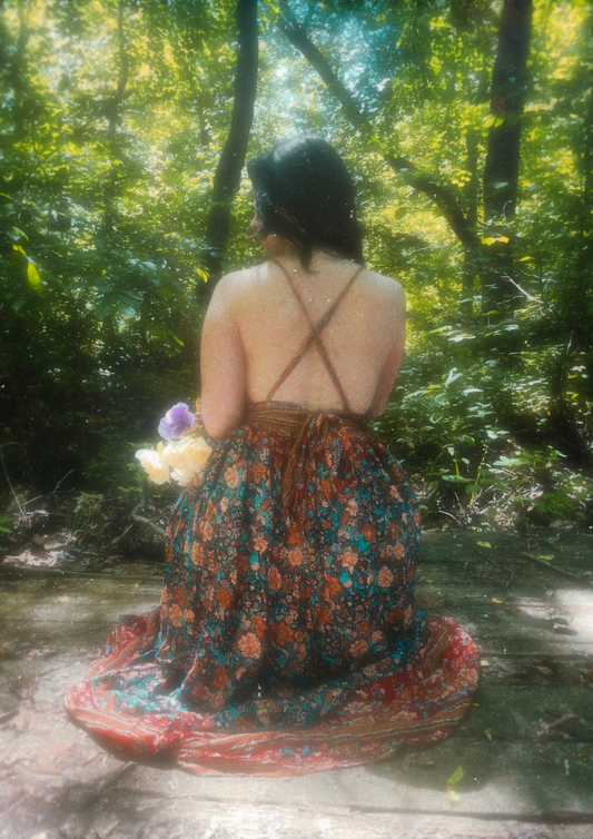 Flora Printed Maxi Dress