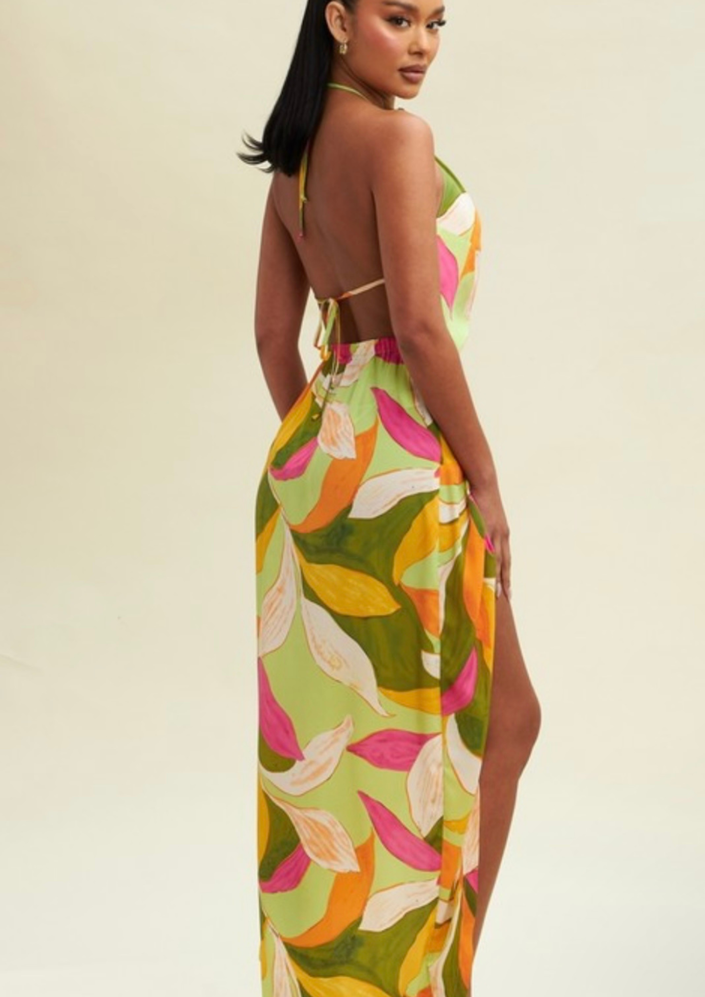 Summer Open Back Dress