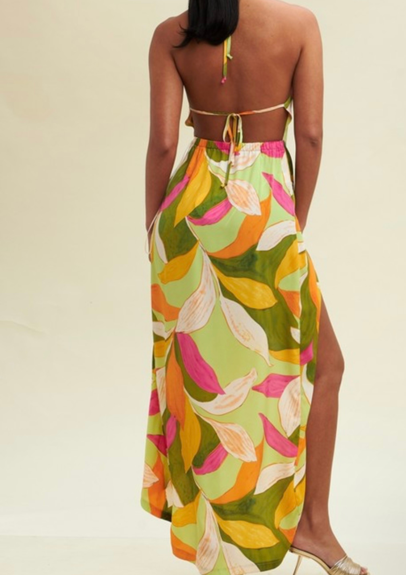 Summer Open Back Dress