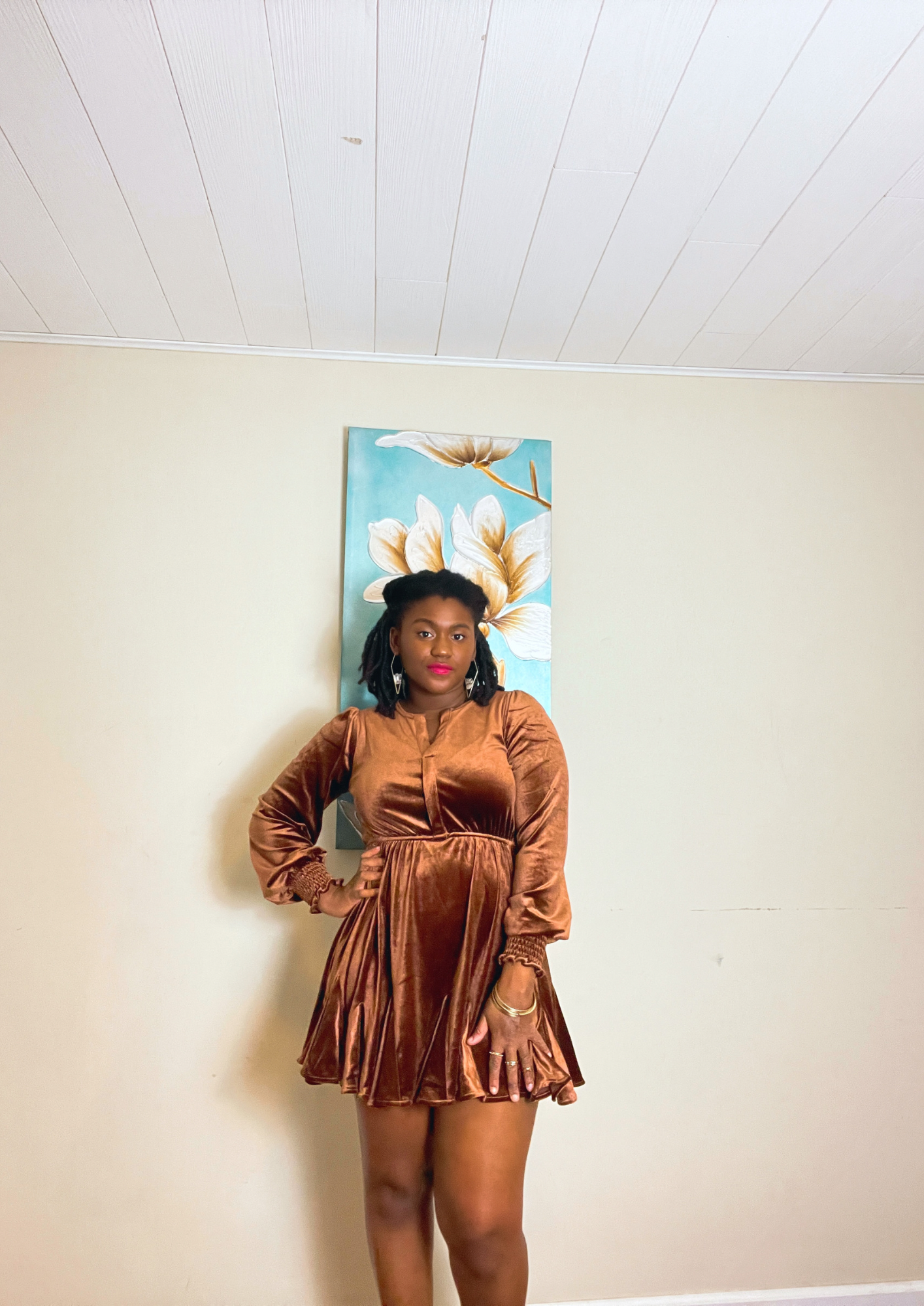 Miranda Velvet Mini Dress