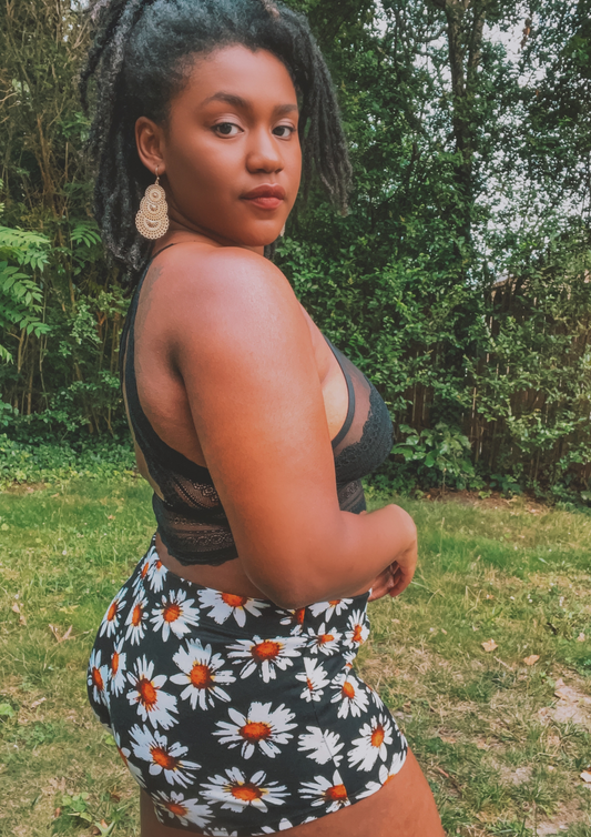 Daisy Printed Shorts