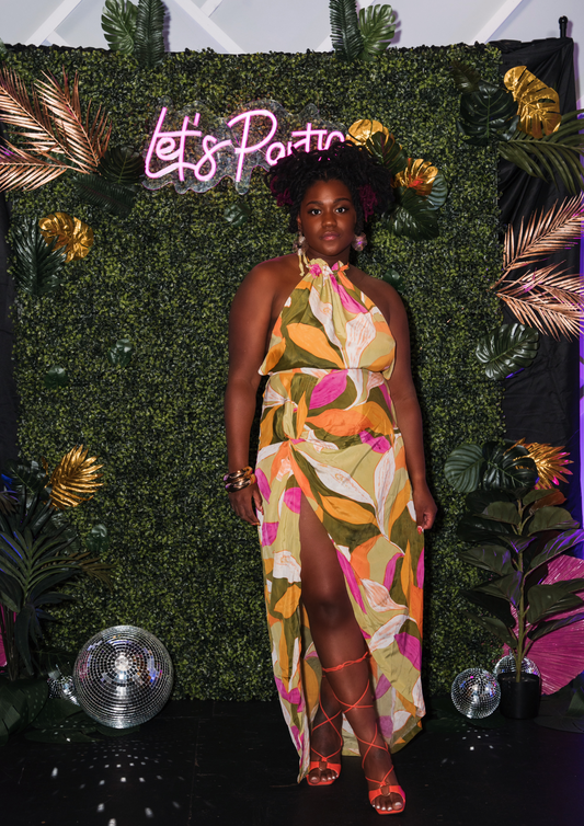 Summer Open Back Dress